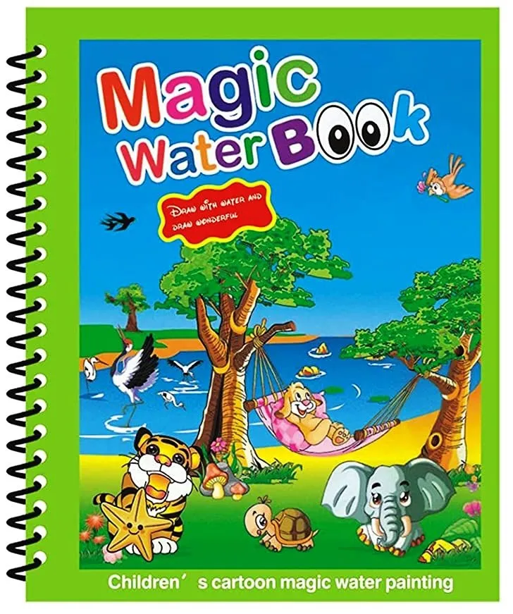 Магическа водна книжка Животни в джунглата 8