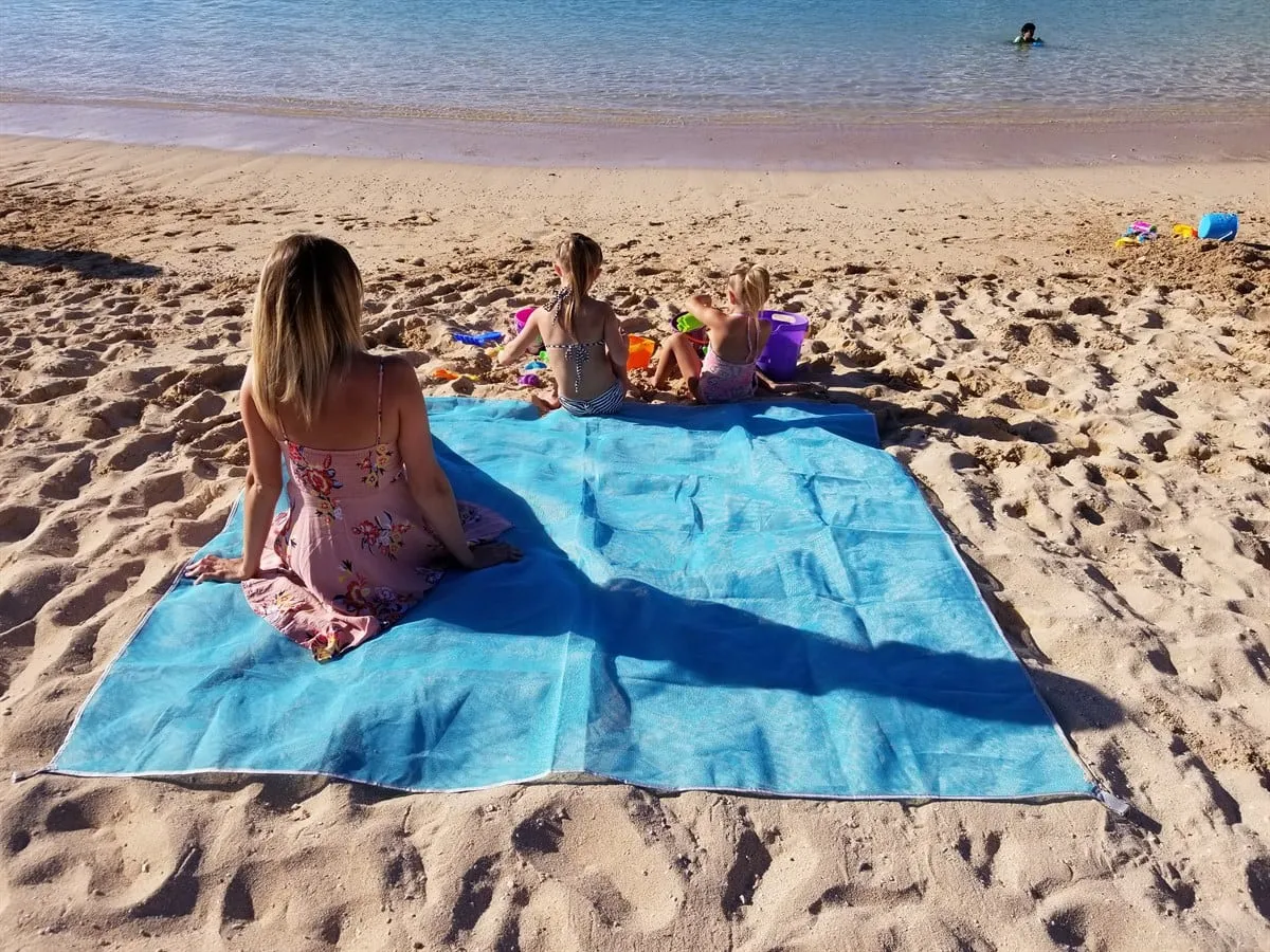 Постелка за плаж и пикник 2в1, 150х200см, незадържаща пясък | IGUANA.BG 8
