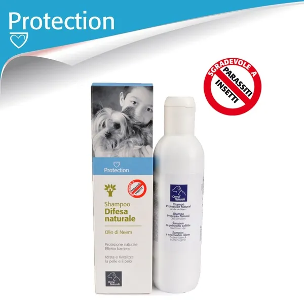 Camon “Difesa Naturale” Shampoo With Neem Oil - Натурален противопаразитен шампоан за кучета - 200мл.