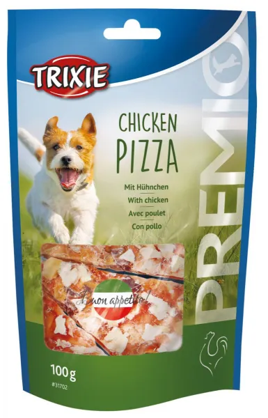 Trixie PREMIO Chicken Pizza Snacks - лакомство за кучета с пилешко месо - 100гр.