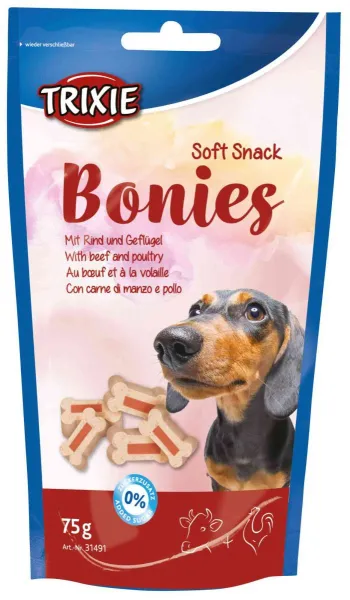 Trixie Soft Snack Bonies - лакомство за кучета меки кокалчета - 75гр.