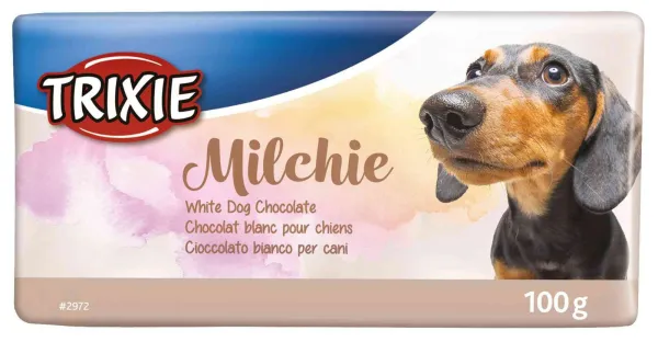 Trixie Milchie Dog Chocolate - лакомство за кучета шоколад бял - 100гр.