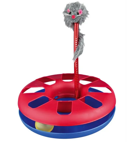 Интерактивна играчка Crazy Circle с плюшена мишка