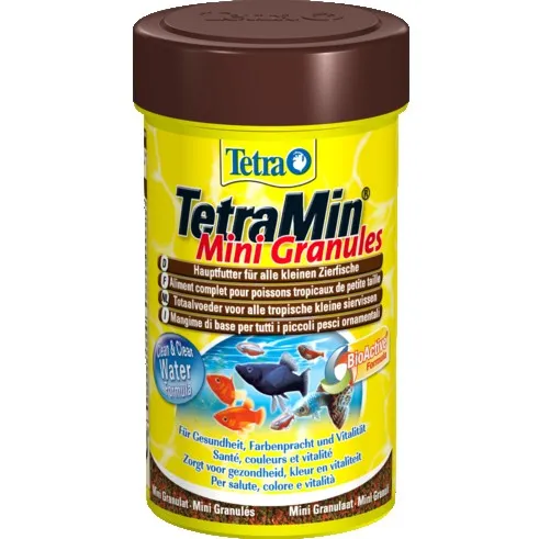 TetraMin Mini Granules Храна за тропически рибки мини гранули 100мл.