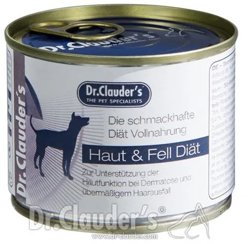 Dr.Clauder's Super Premium FSD Fur and Skin Diet - мокра терапевтична диетична храна за здрави кожа и козина при кучета с дерматити - 400гр.