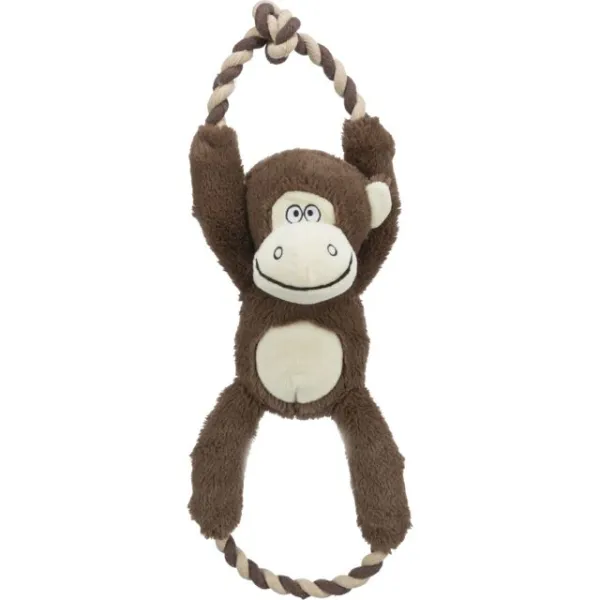 Плюшена маймуна с въже 40см.