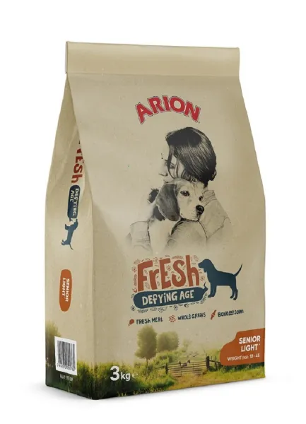 ARION FRESH Senior Light - суха храна за възрастни кучета над 7години - 12кг.