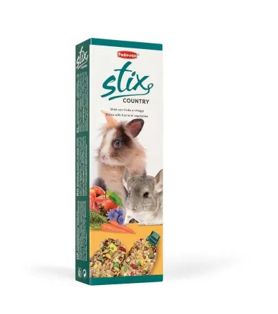 STIX  COUNTRY - Допълваща храна за мини зайци, морски свинчета и чинчили -  100 гр