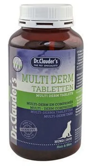 Dr.Clauder's Hair & Skin Multi-Derm Tablets - хранителна добавка за кучета на таблетки за козина и кожа - 450гр.