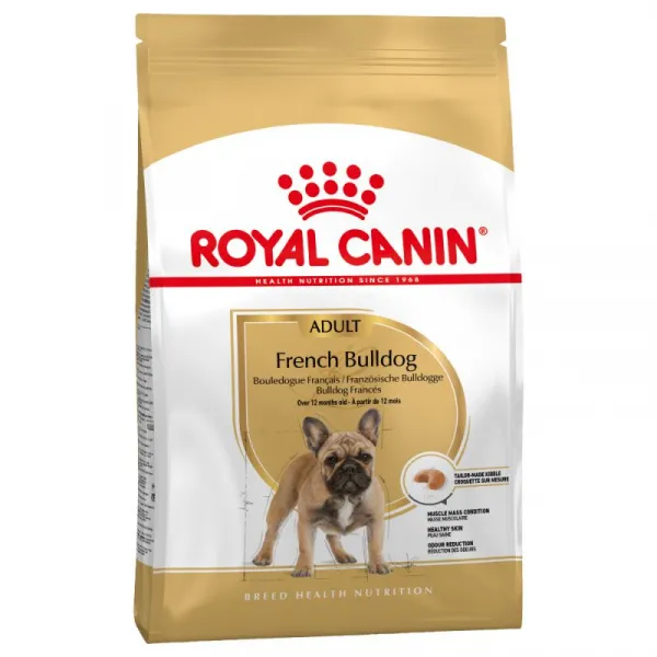 Royal Canin French Bulldog Adult - храна за израснали кучета от породата Френски Булдог в зряла възраст над 12 месеца - 3кг.