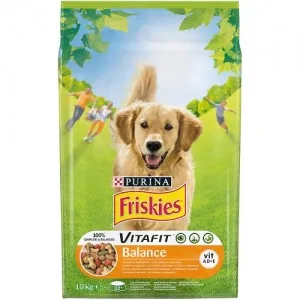 Friskies Adult Balance - храна за израснали кучета над 1г. с нормална физическа активност с пилешко месо - 10кг.