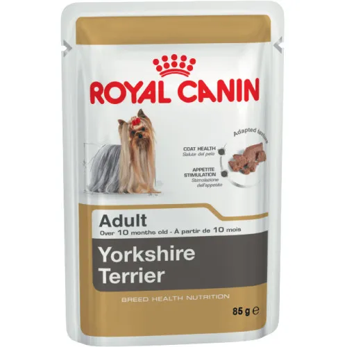 Royal Canin Yorkshire Adult Wet - храна за израснали кучета от порода Йоркширски териер над 10 месеца - 12x85гр.