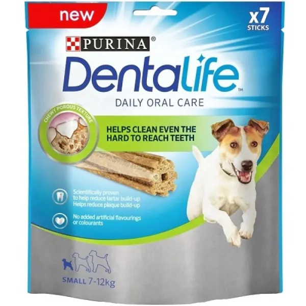 Purina DentaLife Small Dog Dental Chew - дентални пръчки за кучета от дребни (7-12кг.) породи - 115гр.