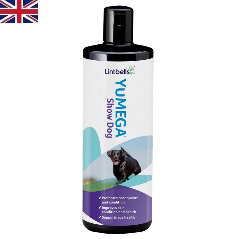 Lintbells® YuMEGA® Show Dog /комбинация от есенциални масла за здрава кожа и козина/-500мл
