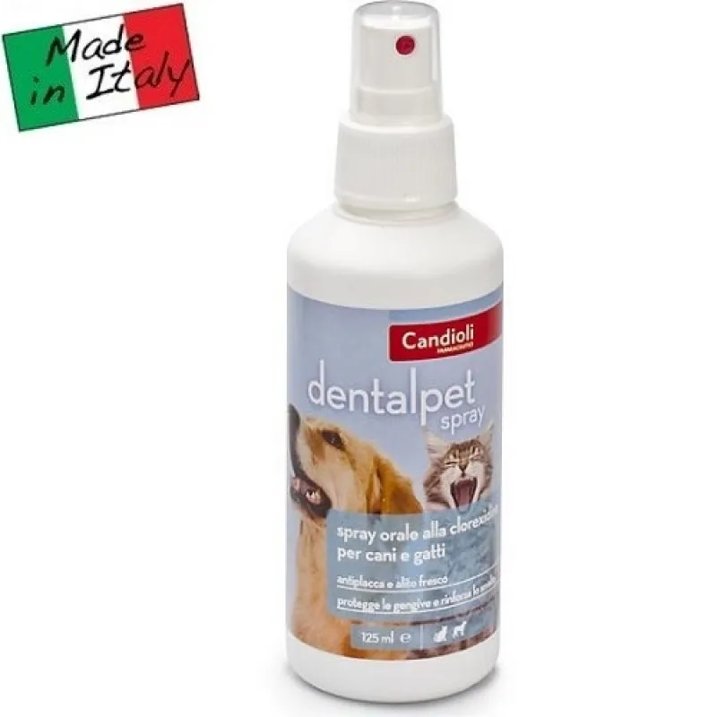Candioli Pharma Dental Pet Spray - спрей за дентална хигиена за кучета и котки - 125мл. 2