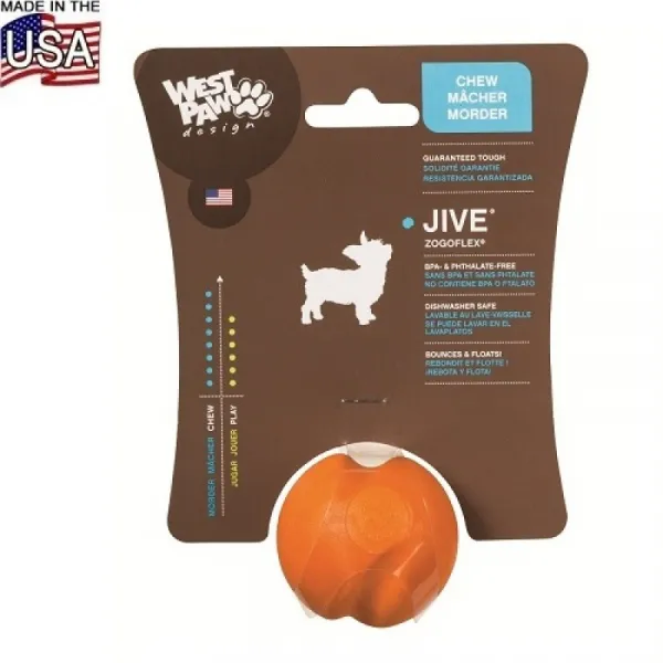 West Paw® Design Jive Dog Ball XS /играчка за куче отскачаща топка/-Ø5см