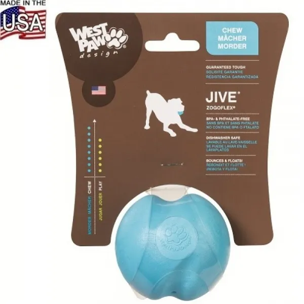 West Paw® Design Jive Dog Ball S /играчка за куче отскачаща топка/-Ø6см