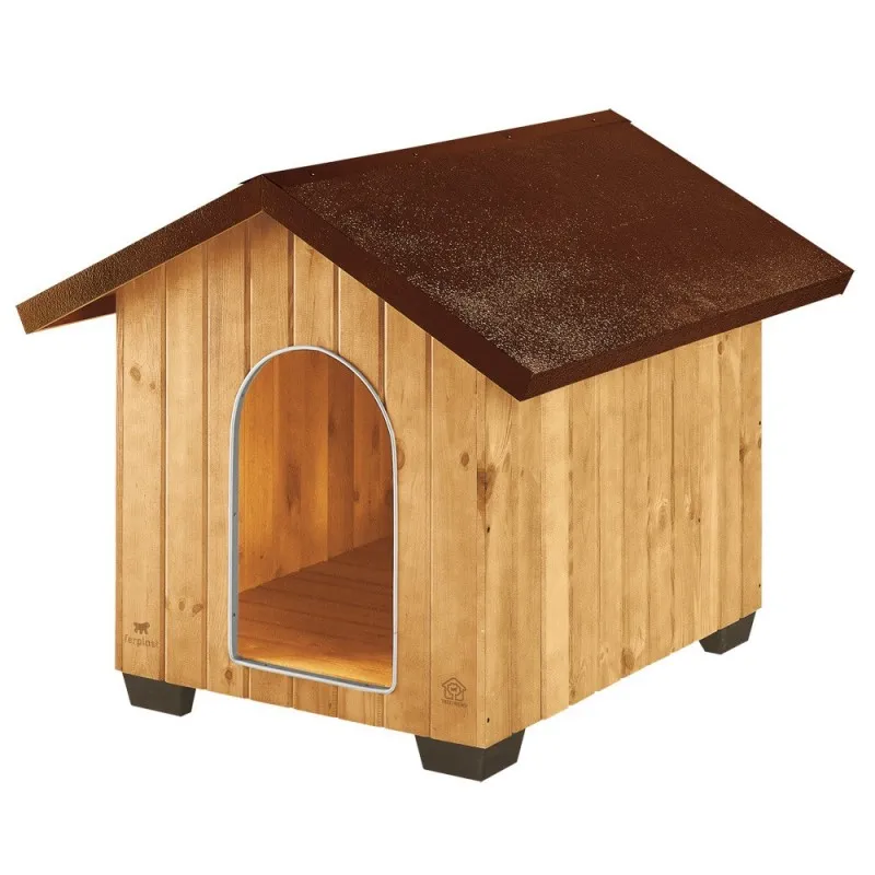 Ferplast Domus Mini - дървена къща за куче - 50x65x47.5см. 1