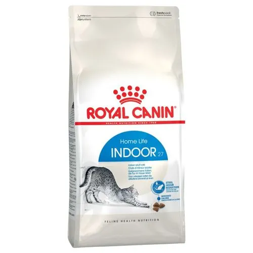 Royal Canin Indoor - за котки с ниска физическа активност отглеждани предимно у дома на възраст от 1 до 7години - 10кг.