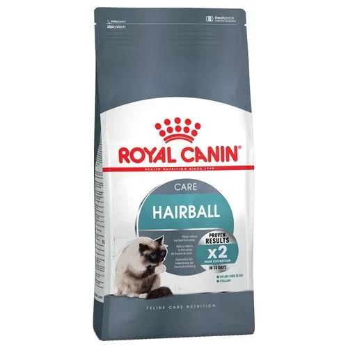 Royal Canin Hairball - суха храна за котки в зряла възраст над 1 година, която спомага за естественото отделяне на космените топки - 10кг.