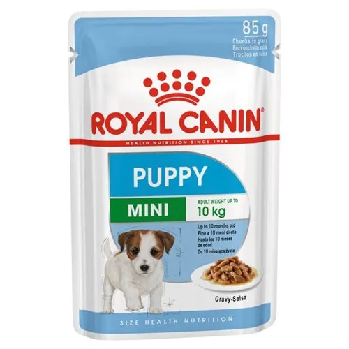 Royal Canin MINI PUPPY POUCH - мека храна за подрастващи кученца от дребни породи до 8 месеца - 12x85гр.