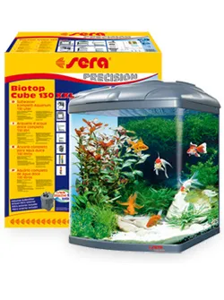 Sera Biotop Cube 130 XXL - комплект сладководен аквариум 130л.