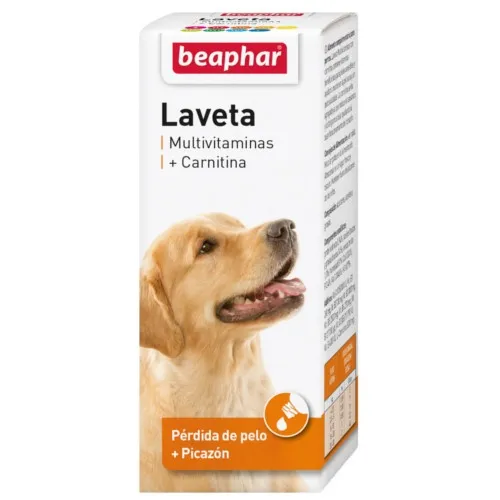 Beaphar Laveta - витаминни капки за кучета - блестяща и гъста козина - 50мл.
