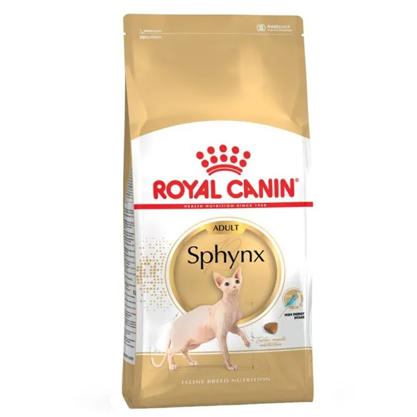 Royal Canin Sphynx Adult - суха храна за котки от породата свинкс над 12 месеца - 10кг.
