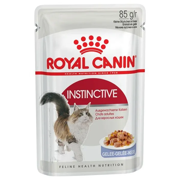 Royal Canin Instinctive in Jelly Pouch - паучове с желе за идеално тегло - 12x85гр.