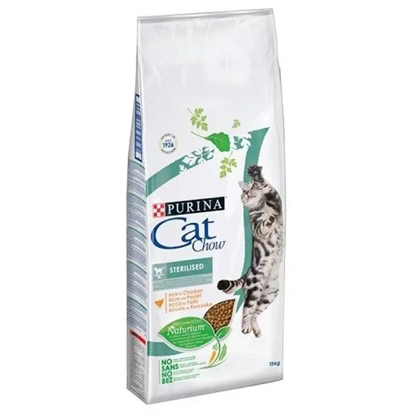 Cat Chow Special Care Sterilised - суха храна за израснали котки над 1г. след кастрация с пилешко месо - 15кг.