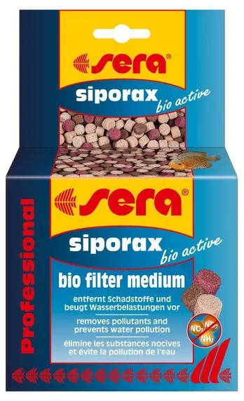 Sera Siporax Bio Active Professional - Биологичен Филтърен Материал с Добавени Активиращи Бактерии - 35гр., 210гр.