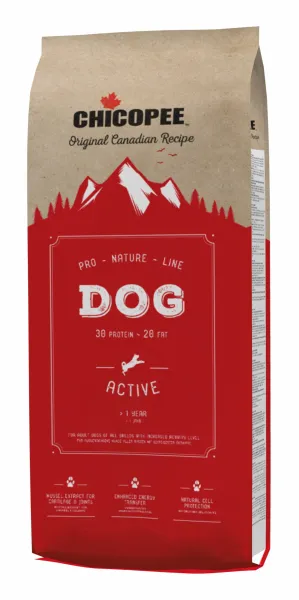 Храна за кучета Chicopee Pro-Nature-Line храна за активни кучета (ловни спортуващи) - 20кг.