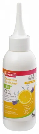 Beaphar BIO Ear Cleaner - лосион за почистване на уши с био лимон, лавандула и алое вера - 100мл.
