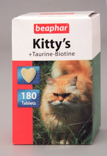 Beaphar витамини - котешки сърца с Taurin и Biotin  - 75бр.,180бр.