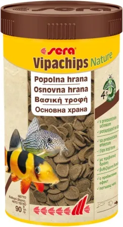 Храна за придънни рибки Vipachips  Nature от Sera, Германия - 100 мл.