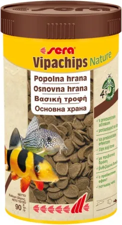 Храна за придънни рибки Vipachips  Nature от Sera, Германия - 15 гр.  