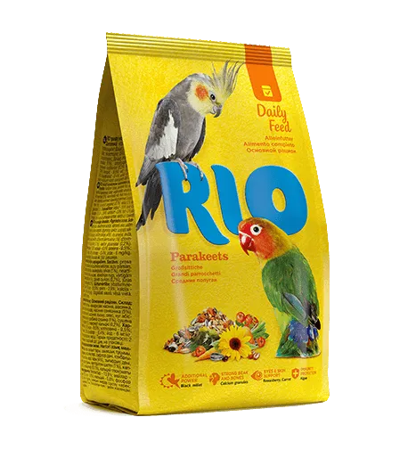 Rio - ежедневна храна за средни папагали - 500гр.