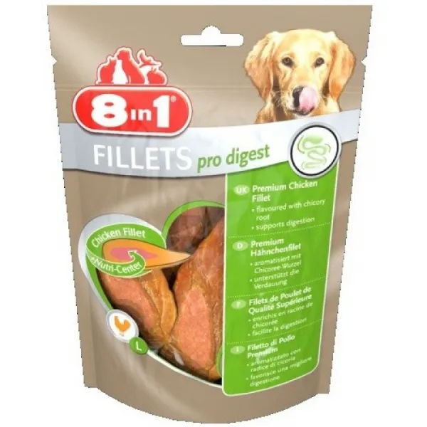 8in1 Fillets Pro Digest S - Пилешки Филенца - 80гр.