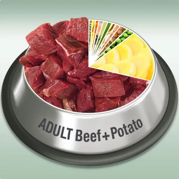 Platinum Adult Beef + Potato - сочна суха храна за кучета над 12 месеца с говеждо месо – 10кг. 2