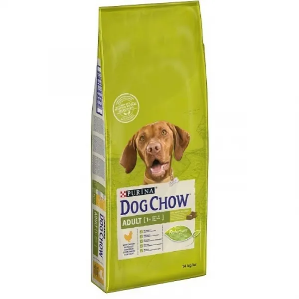 Dog Chow Adult Chicken - суха храна за израснали кучета над 1г. с пилешко месо - 14кг.