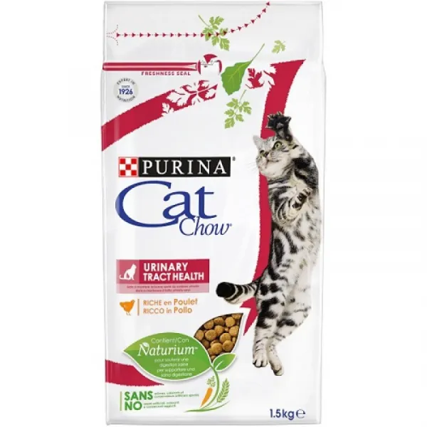 Cat Chow Special Care Urinary Tract Health - суха храна за израснали котки над 1г. поддържаща здрав уринарен тракт с пилешко месо - 1.5кг.