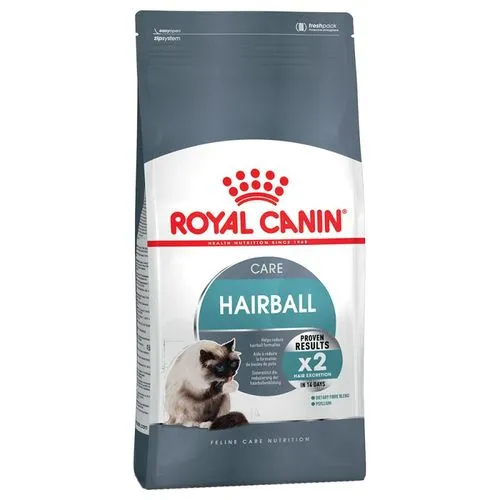 Royal Canin Hairball - суха храна за котки в зряла възраст над 1 година, която спомага за естественото отделяне на космените топки - 2кг.