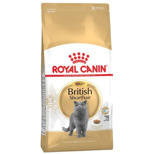 Royal Canin British Shorthair Adult - суха храна за котки от породата Британска късокосместа над 12месеца - 2кг.