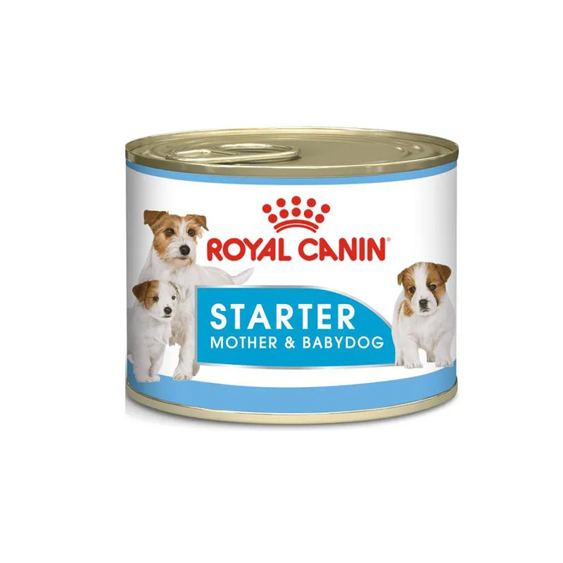 Royal Canin Starter Mousse - мека храна за отбиване на кученца, както за бременни и кърмещи кучки - 195гр.