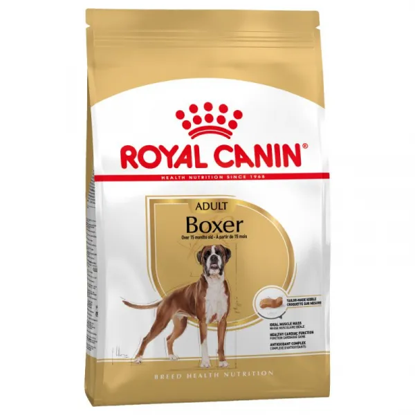 Royal Canin Boxer Adult - храна за израснали кучета от породата Боксер в зряла възраст над 15 месеца - 12кг.