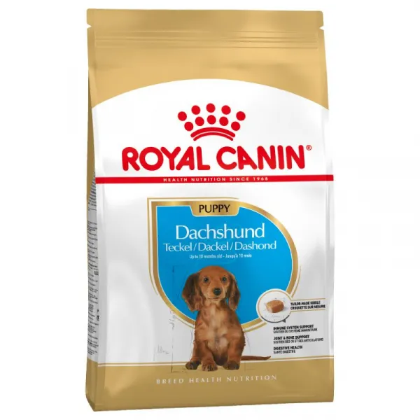Royal Canin Dachshund Puppy - храна за подрастващи кученца от породата Дакел от 2 до 10месечна възраст - 1.5кг.