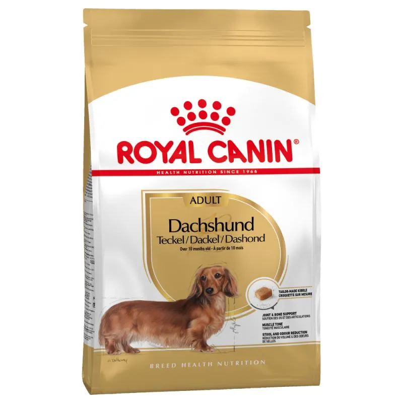 Royal Canin Dachshund Adult - храна за израснали кучета от породата Дакел над 10 месеца - 7.5кг.