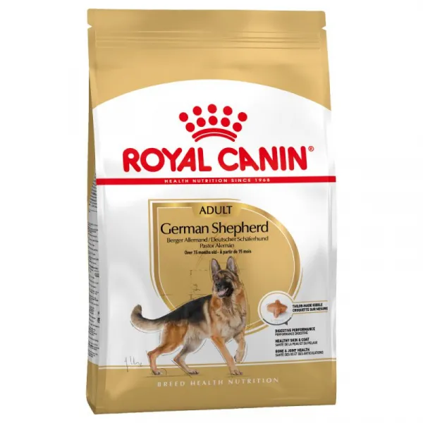 Royal Canin German Shepherd Adult - храна за израснали кучета от порода Немска Овчарка над 15 месеца - 3кг. 