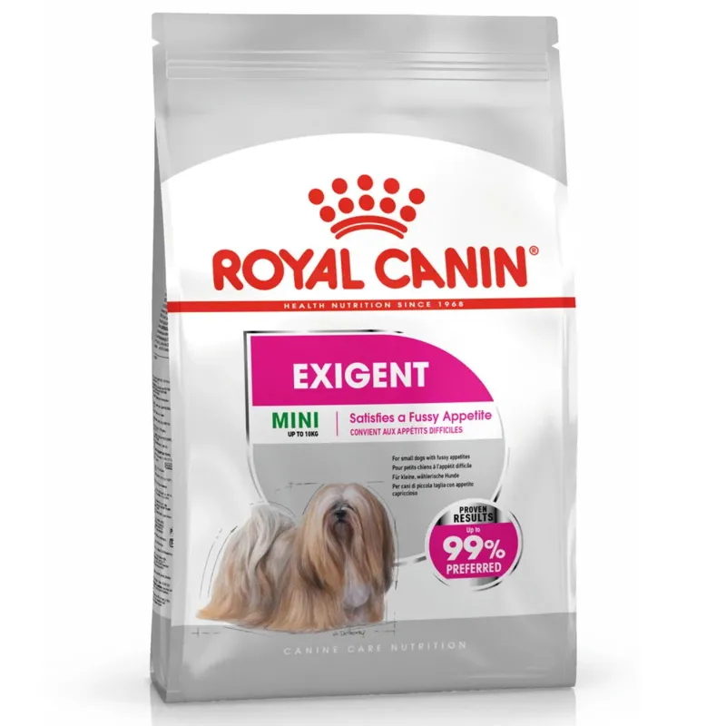 Royal Canin Mini Exigent - гранула джоб за израснали изключително капризни кучета от дребни породи над 10 месеца - 3кг.