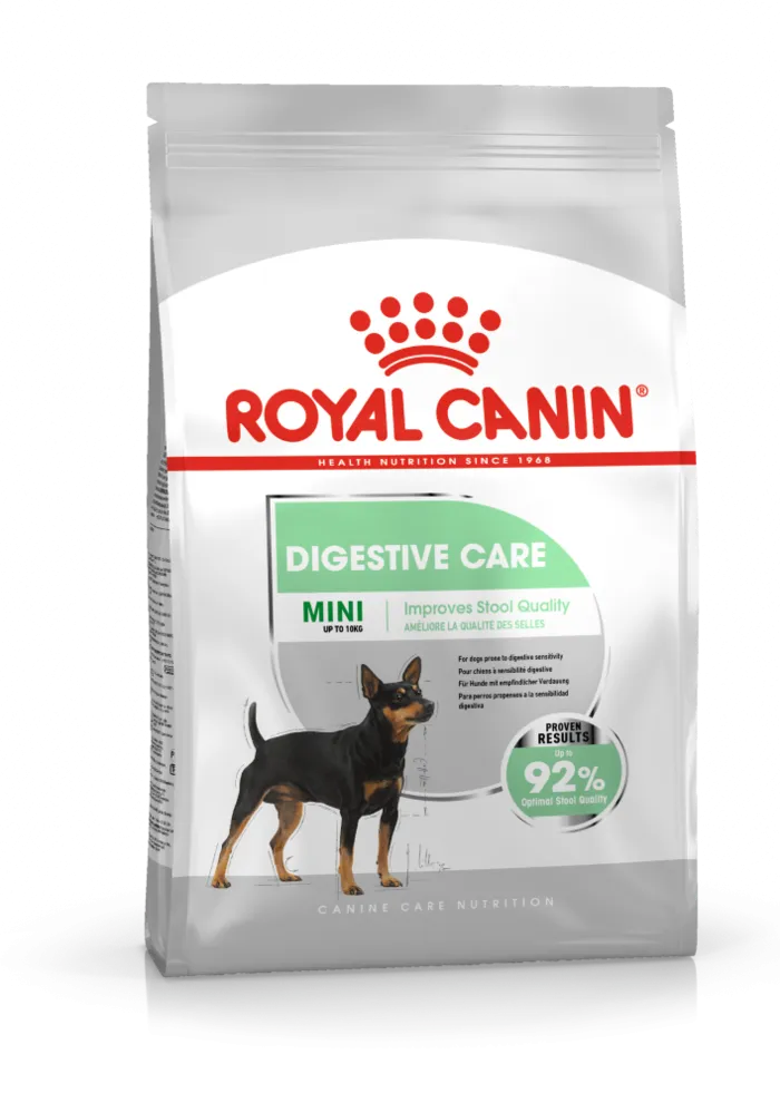 Royal Canin Mini Digestive Care - за кучета от дребни породи над 10 месеца с чувствително храносмилане - 8кг.